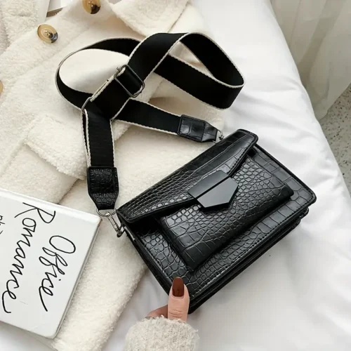 BOLSO IMPORTADO TIPO CUERO ANIMAL