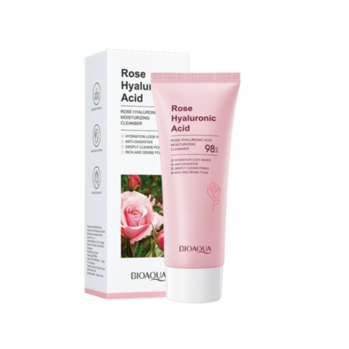 JABON LIMPIADOR ROSAS Y AC HIALURONICO BIOAQUA