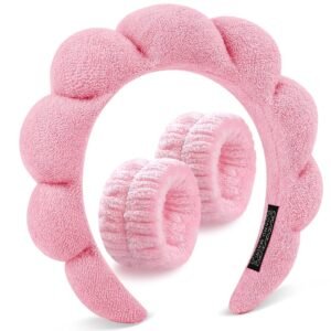 SET DIADEMA PUFFY, MANILLERAS CARE RUBY
