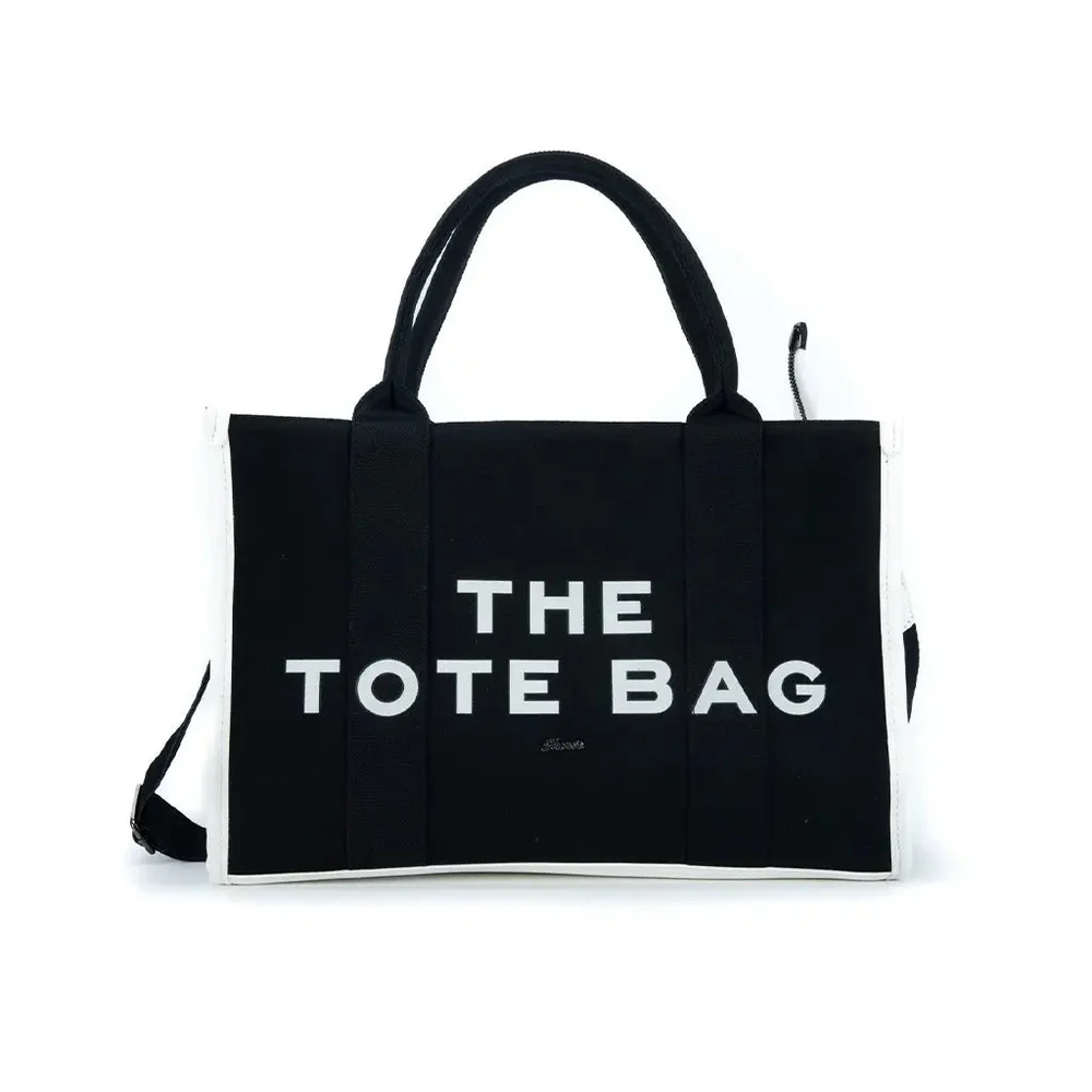 THE TOTE BAG - NEGRO, BLANCO