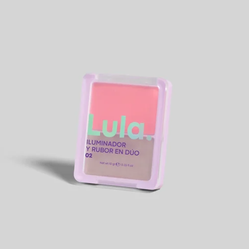 Dúo de Rubor e Iluminador en Polvo de Lula 02