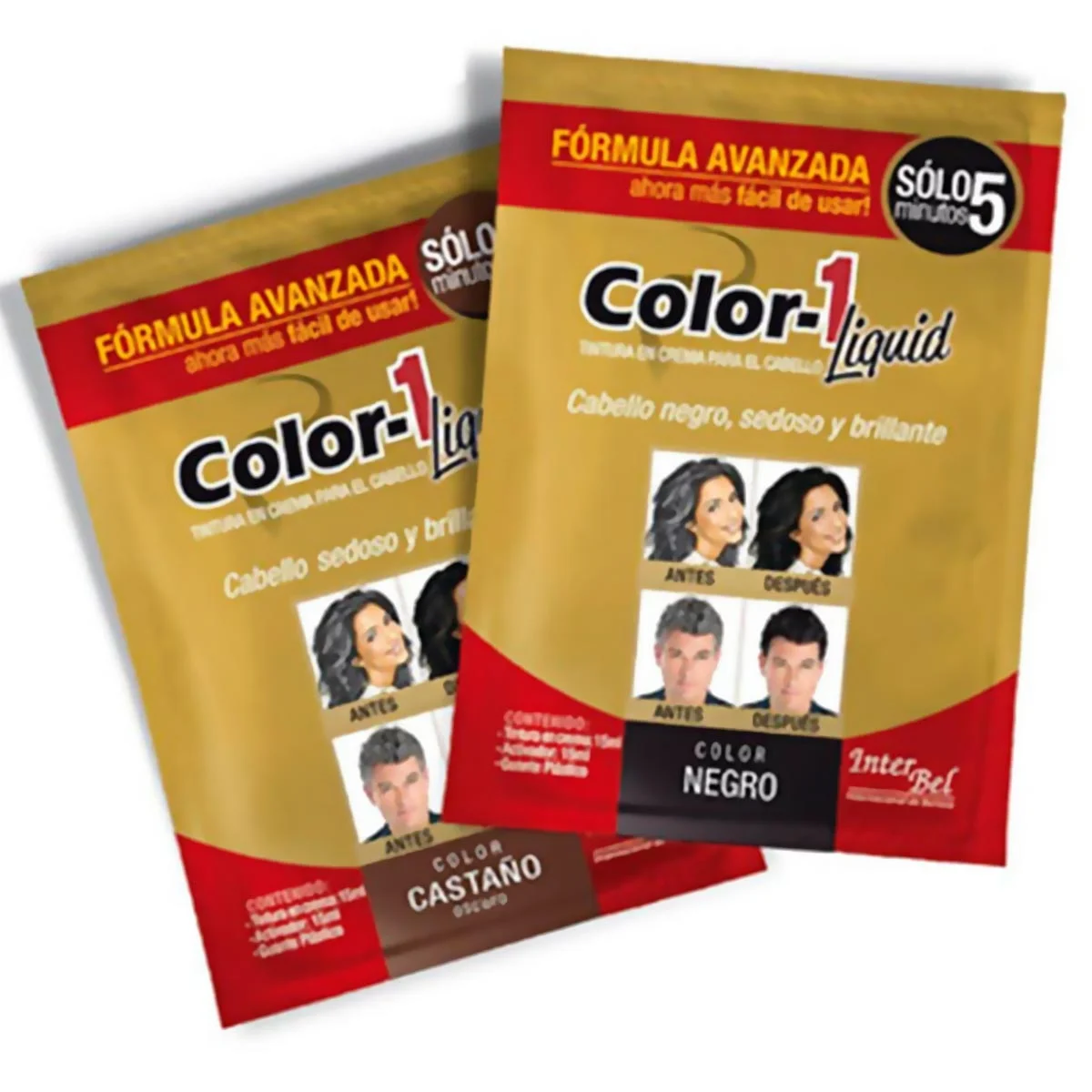 TINTE COLOR 1 (NEGRO, CASTAÑO CLARO,CASTAÑO OSCURO)